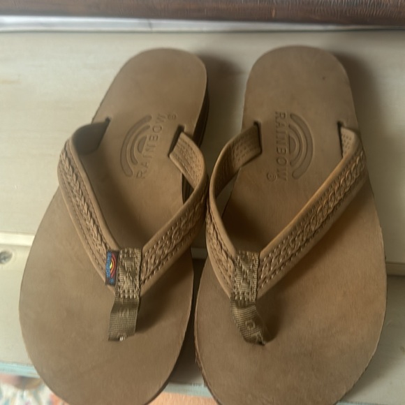Rainbow flip flops women’s size small 5.5-6.5 brand new - Picture 2 of 4